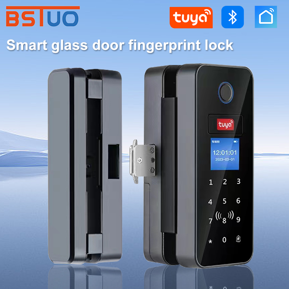 Glass Door Hinge - Fechadura inteligente de porta de vidro