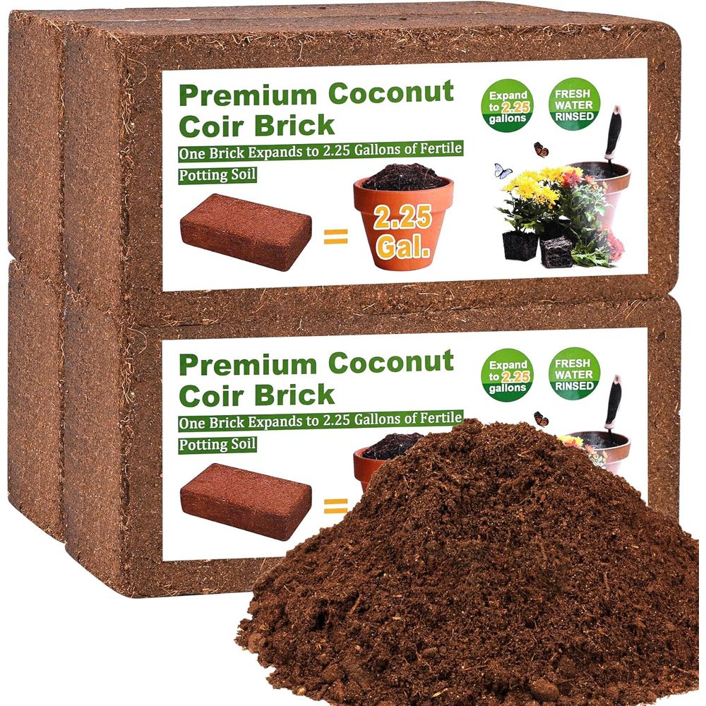 Substrate Coconut Fiber - Coco Coir Orgânico em Blocos Comprimidos
