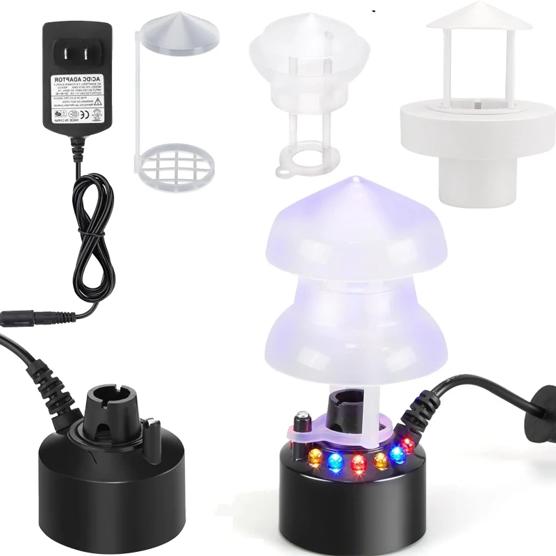 Terrarium Fogger Ultrasonic - Atomizador ultrassônico, gerador de névoa, fonte