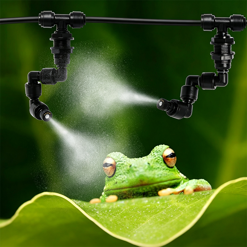 Misting Nozzle Reptile - 1 Unidade Nebulizador Rotativo 360 Graus