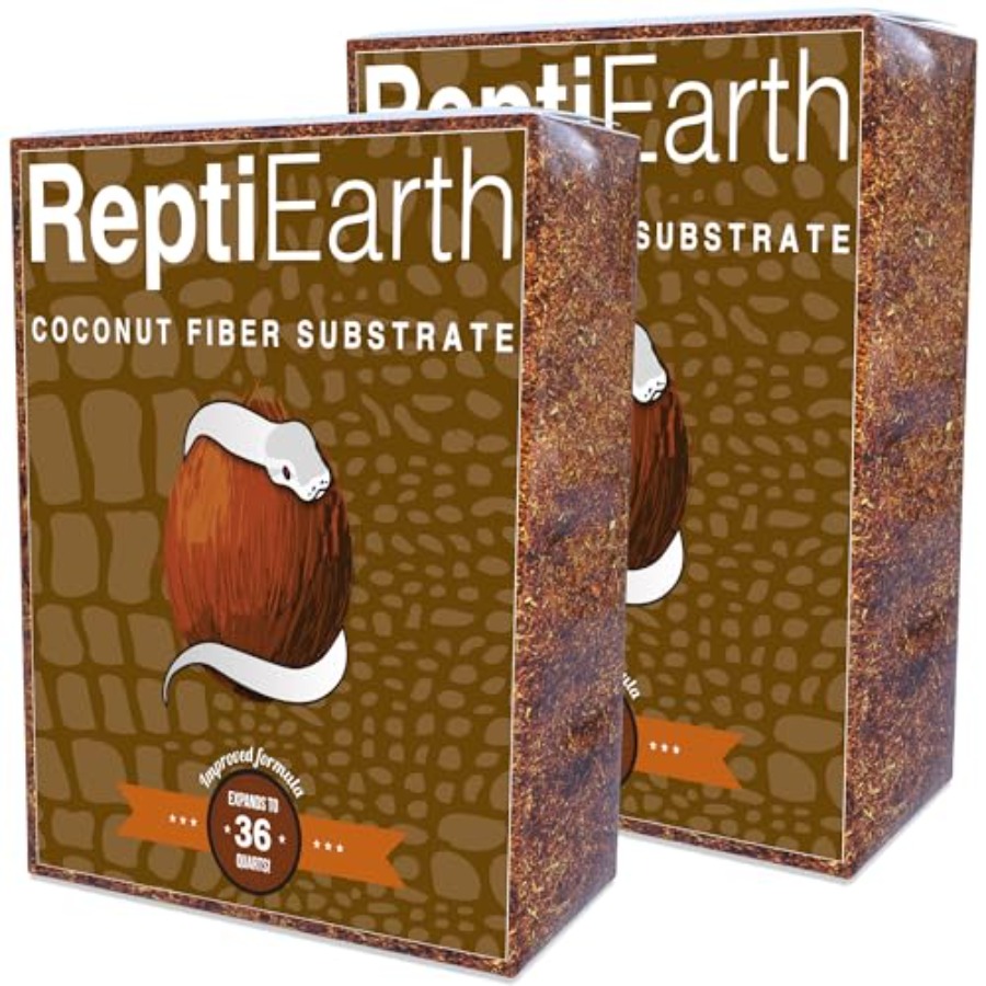 Substrate Coconut Fiber - Substrato bioativo para terrários de cobras,