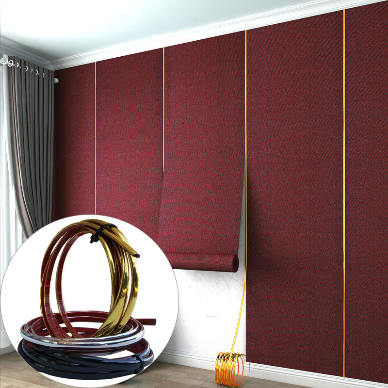 Pvc Panel Background - Novo auto-adesivo borda bonita pvc ouro