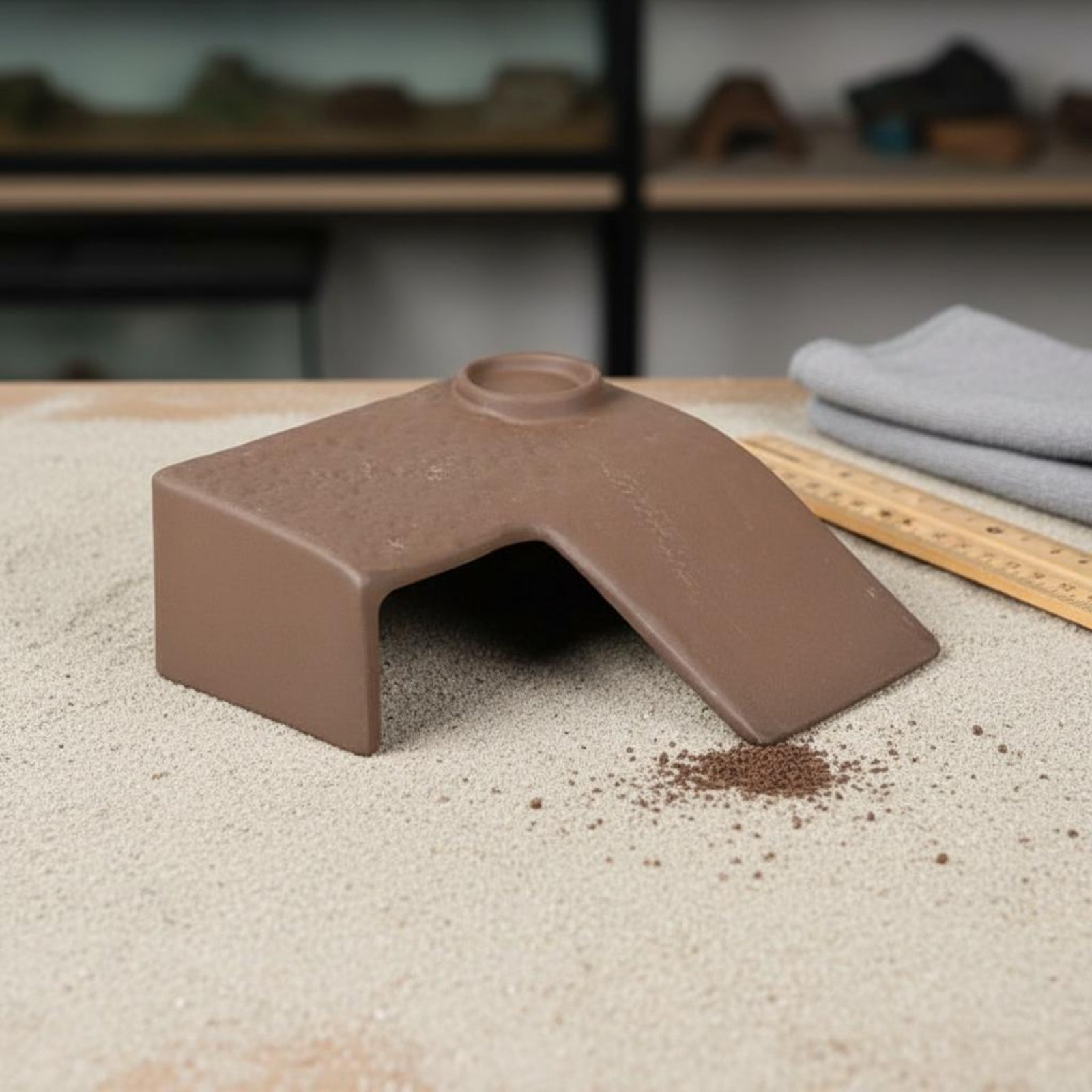 Hide Cave Ceramic - Plataforma de Descanso para Tartarugas e
