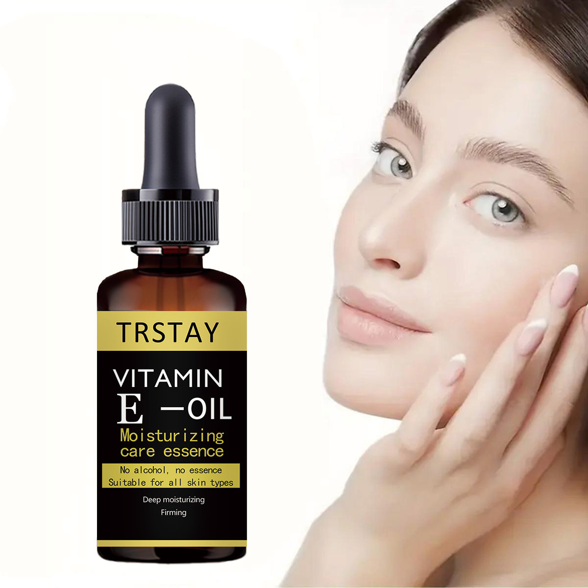 Substrate Coconut Fiber - Essência facial de vitamina E Hidratante,