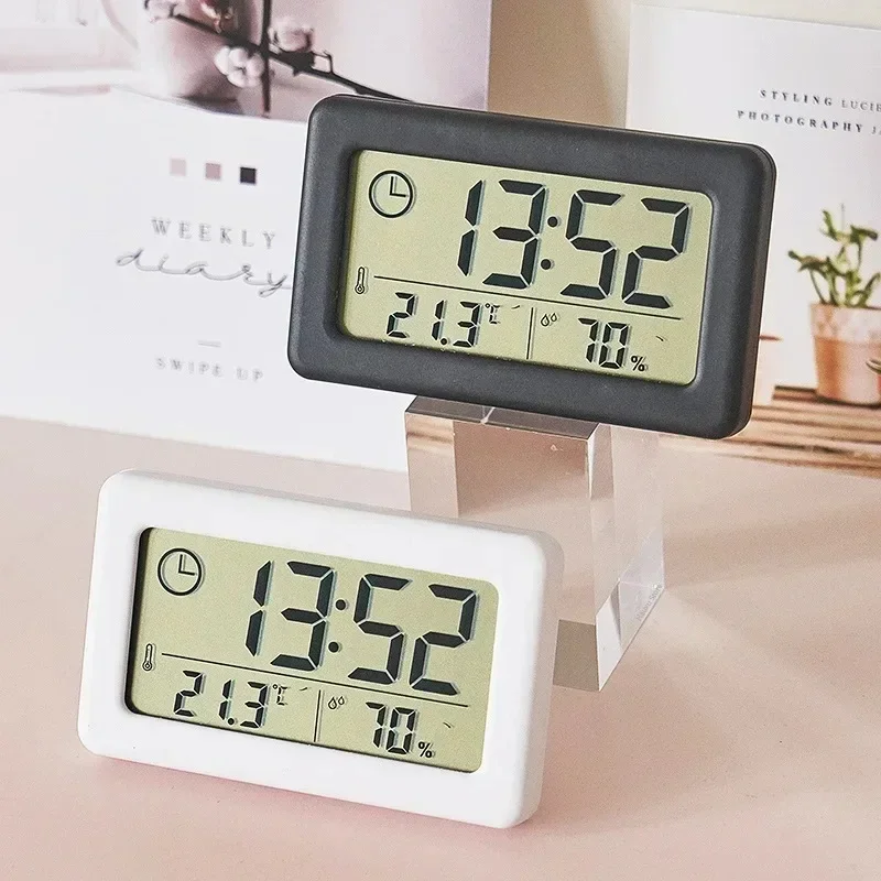 Digital Hygrometer Probe - Despertadores Digitais para Decoração do Quarto,