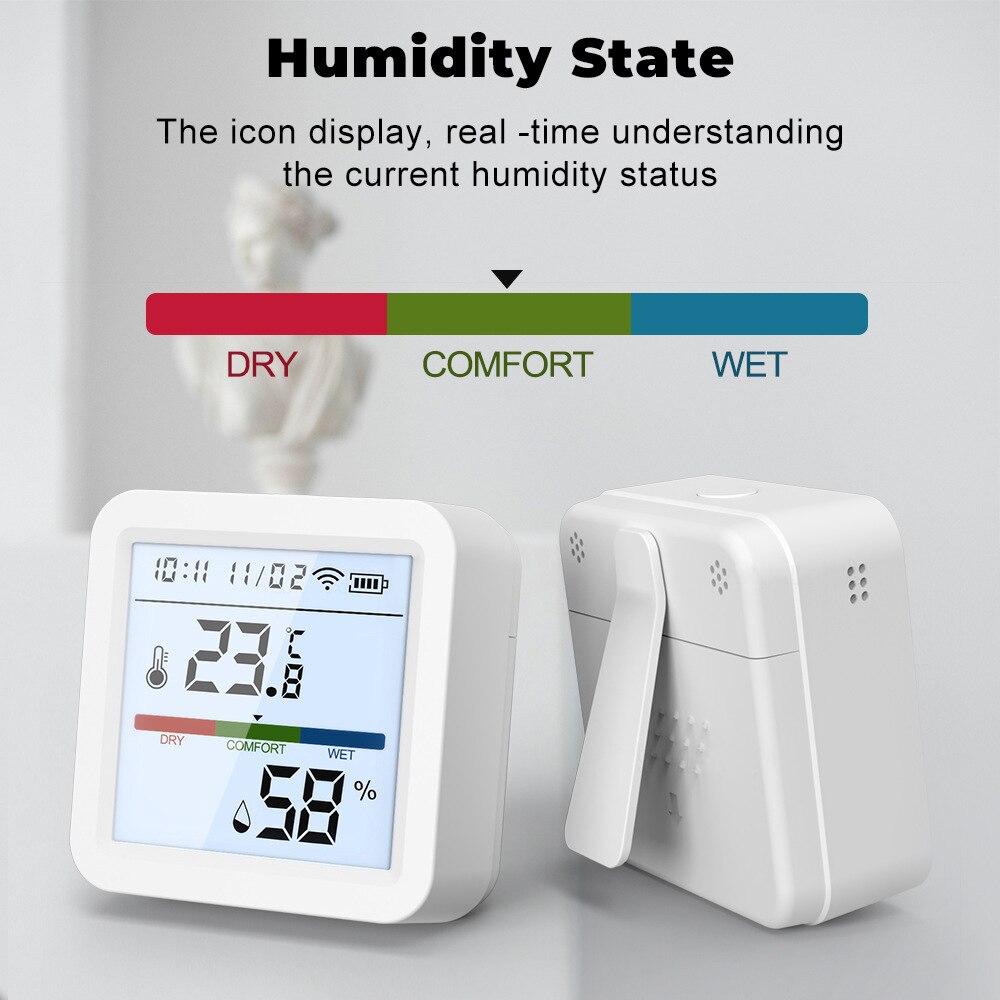 Tuya-Sensor de Temperatura e U - Digital Hygrometer Probe avaliação e preço