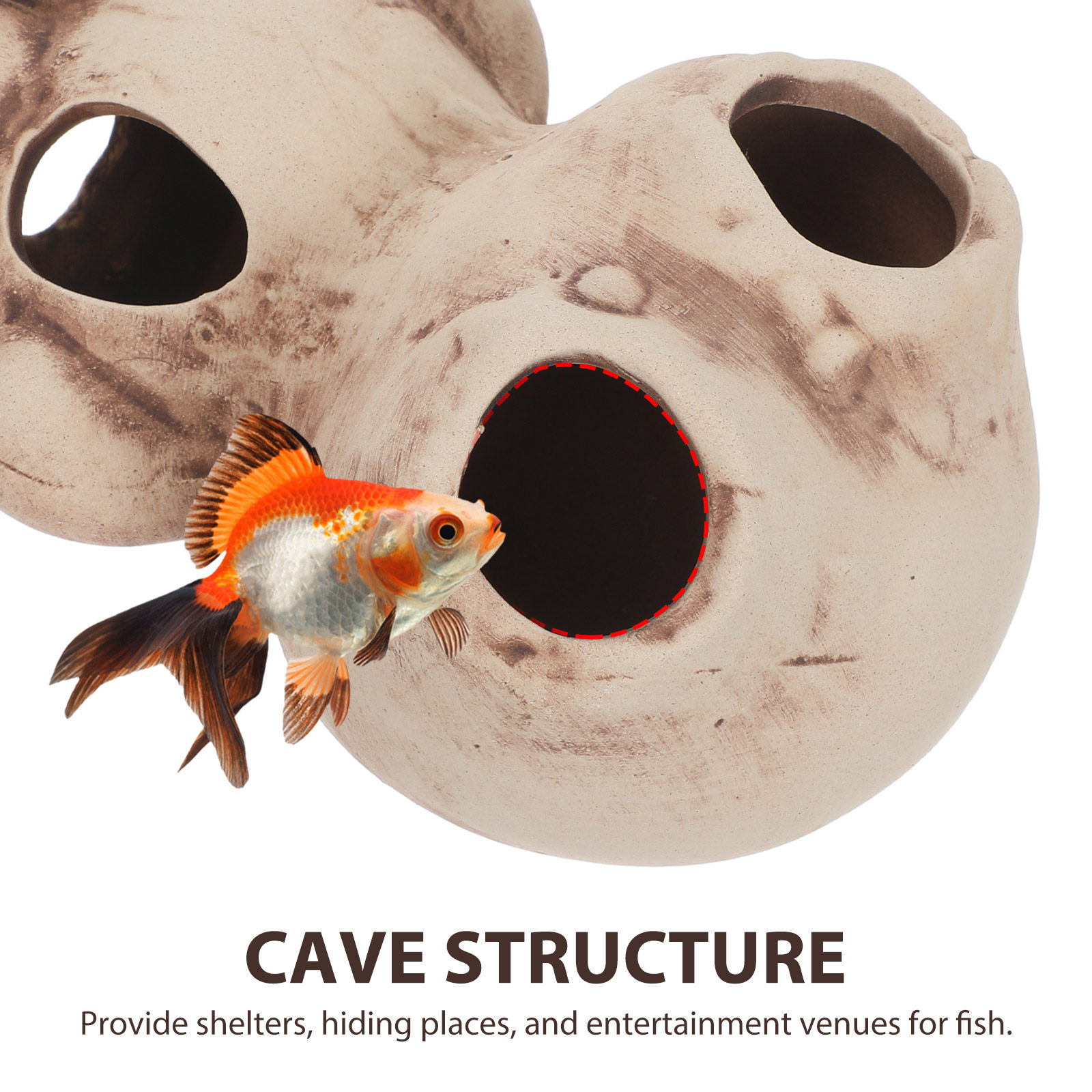 Abrigo para Camarões de Aquári - Hide Cave Ceramic avaliação e preço