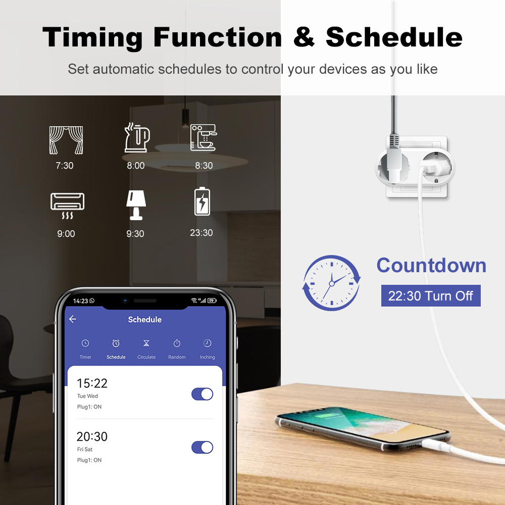Tomada Inteligente WiFi Dupla  - Timer Dual Outlet avaliação e preço