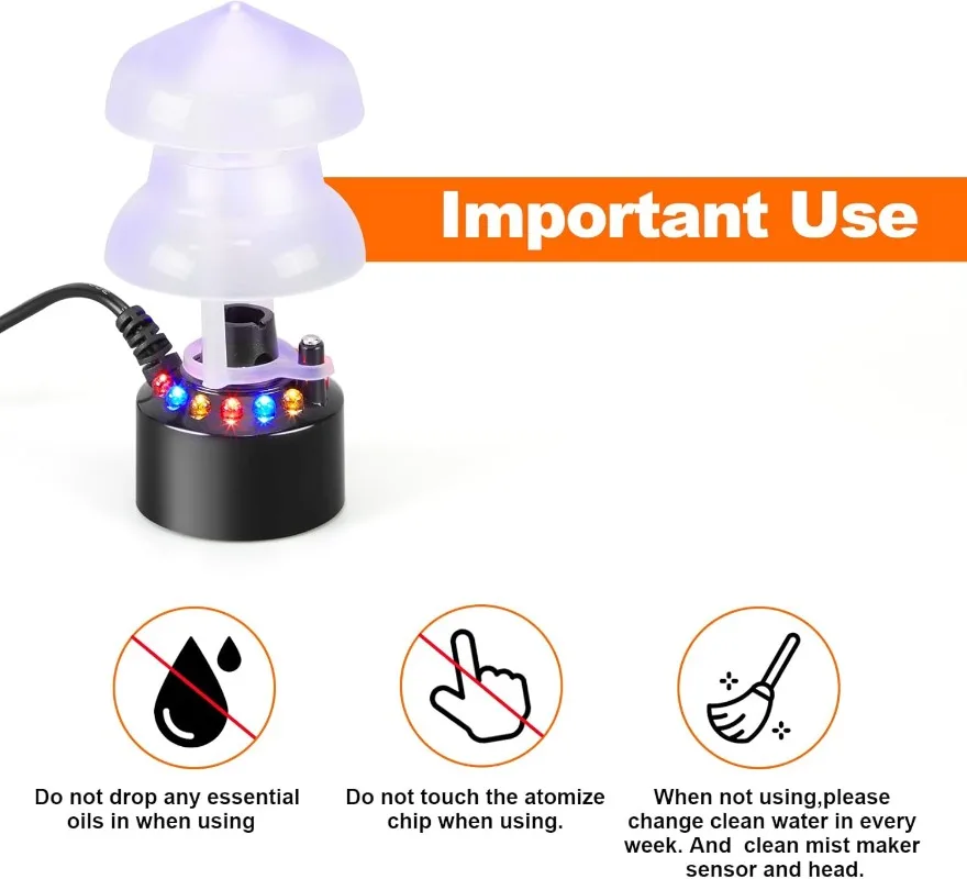 Atomizador ultrassônico, gerad - Terrarium Fogger Ultrasonic avaliação e preço