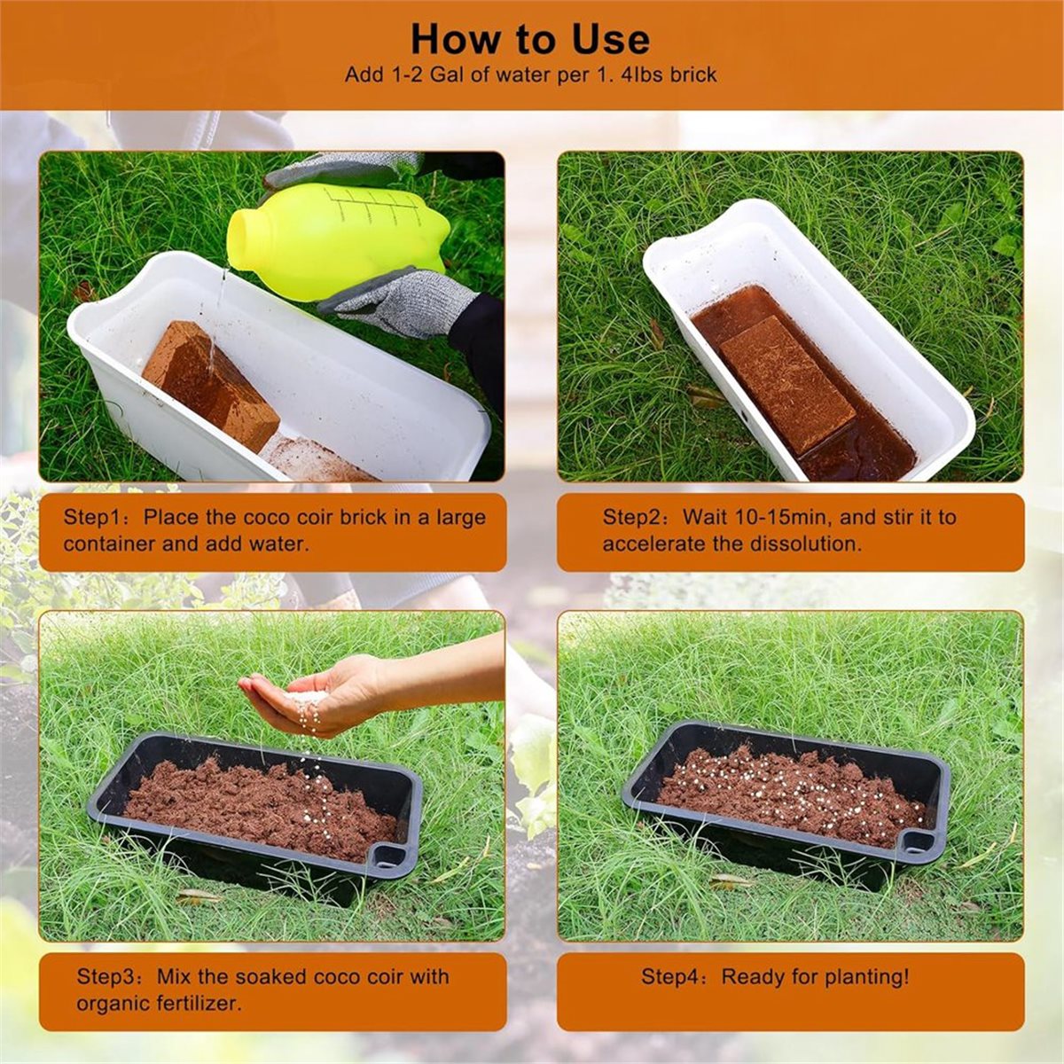 【QUALIDADE ESTÁVEL】 Pacote com - Substrate Coconut Fiber avaliação e preço