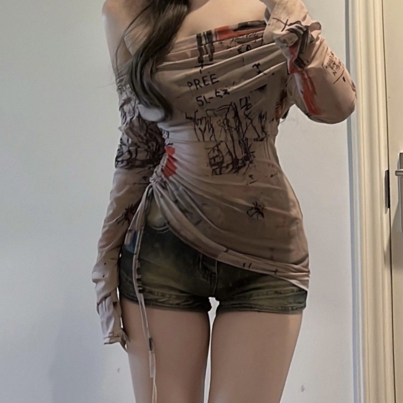 Camiseta de Manga Longa Estilo - Screen Top Mesh avaliação e preço