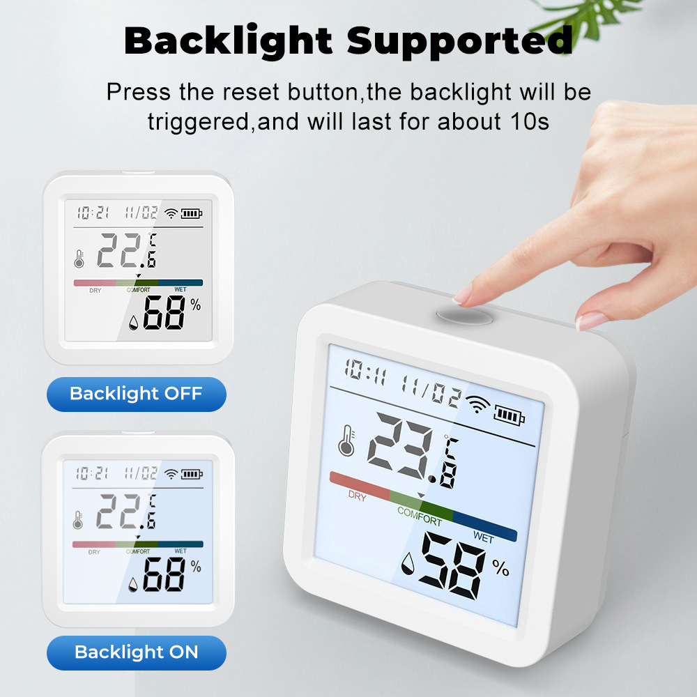 Oninuo tuya wifi sensor de umi - Digital Hygrometer Probe avaliação e preço
