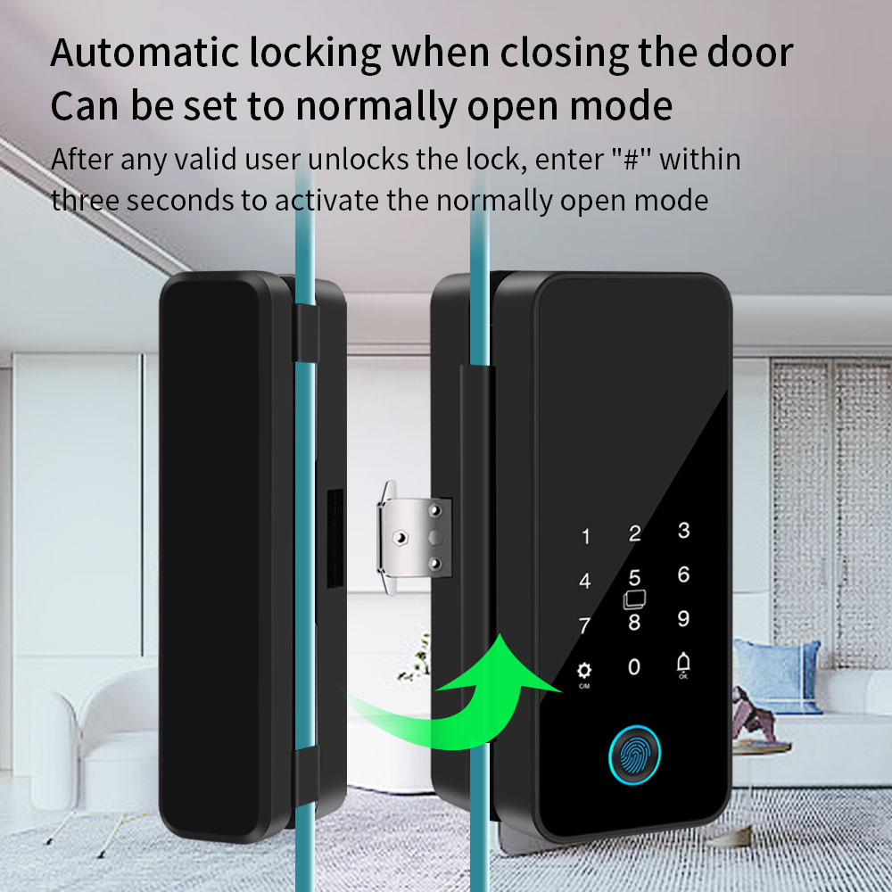 Tuya vida inteligente bluetoot - Glass Door Hinge avaliação e preço