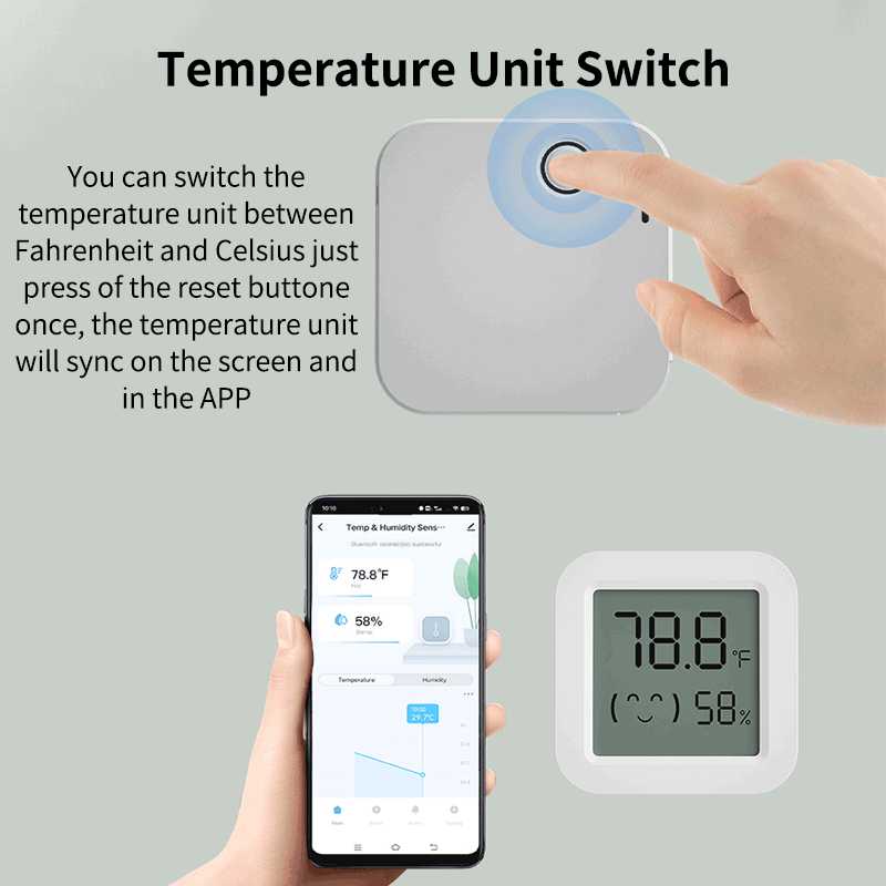 Tuya zigbee sensor de umidade  - Digital Hygrometer Probe avaliação e preço