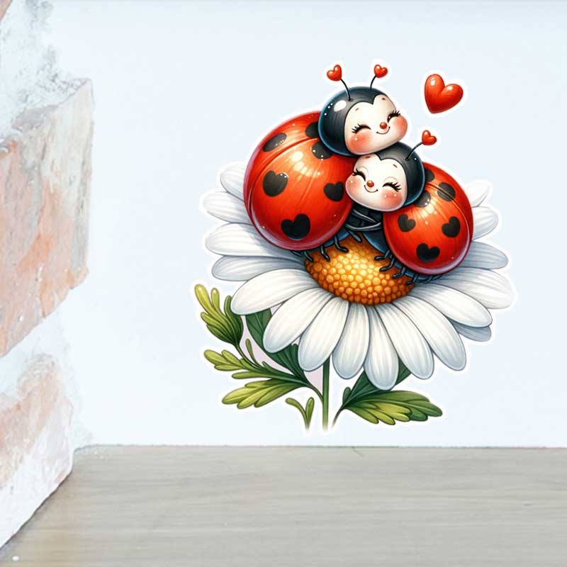 Adesivos de parede joaninha fo - Pvc Panel Background avaliação e preço