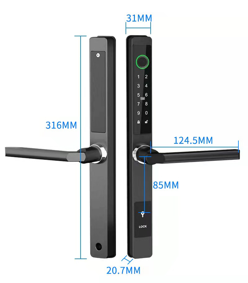 Fechadura Digital Biométrica Z - Glass Door Hinge avaliação e preço