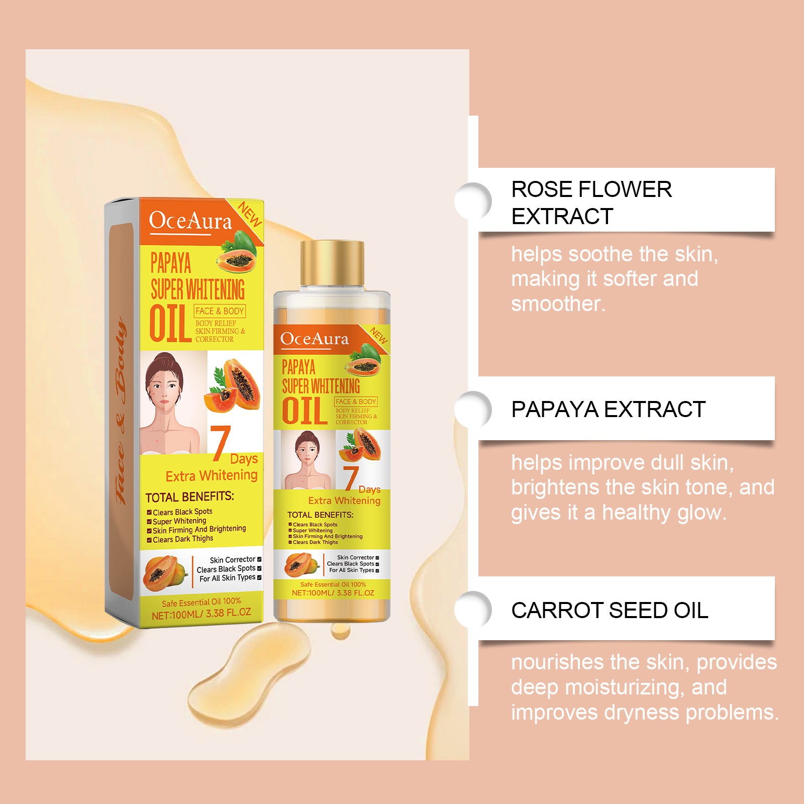 Óleo de clareamento corporal 1 - Substrate Coconut Fiber avaliação e preço