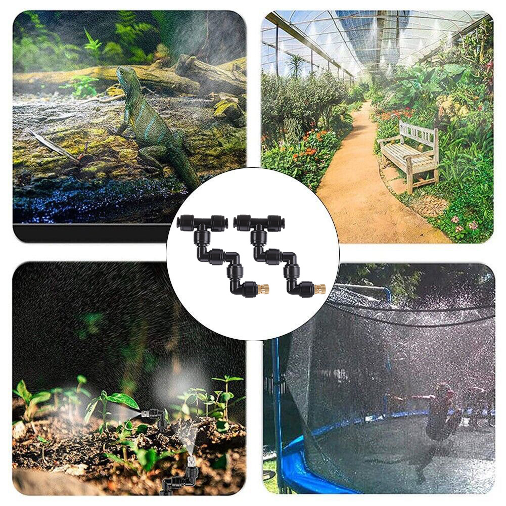 2 Bicos Atomizadores Pretos Aj - Misting Nozzle Reptile avaliação e preço