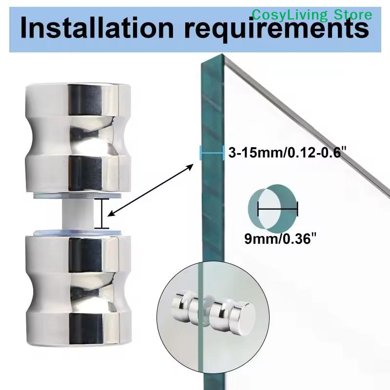 [CL] Puxador Elegante para Por - Glass Door Hinge avaliação e preço
