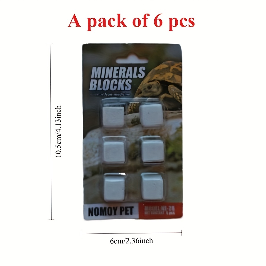 6 Peças de Bloco de Cálcio Min - Calcium Powder Reptile avaliação e preço