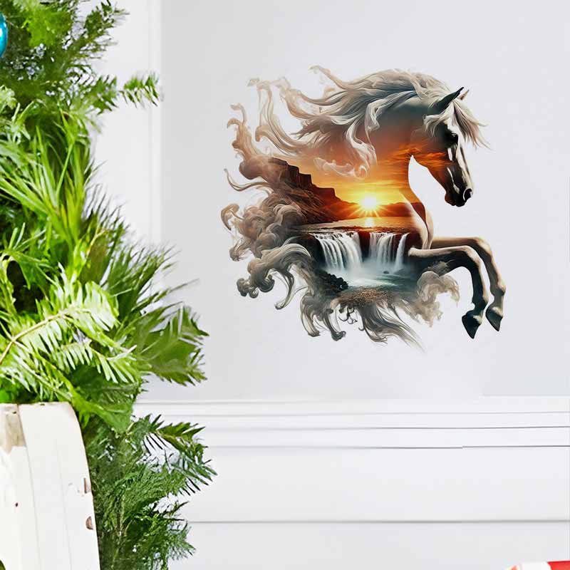 Adesivos de natureza com caval - Pvc Panel Background avaliação e preço