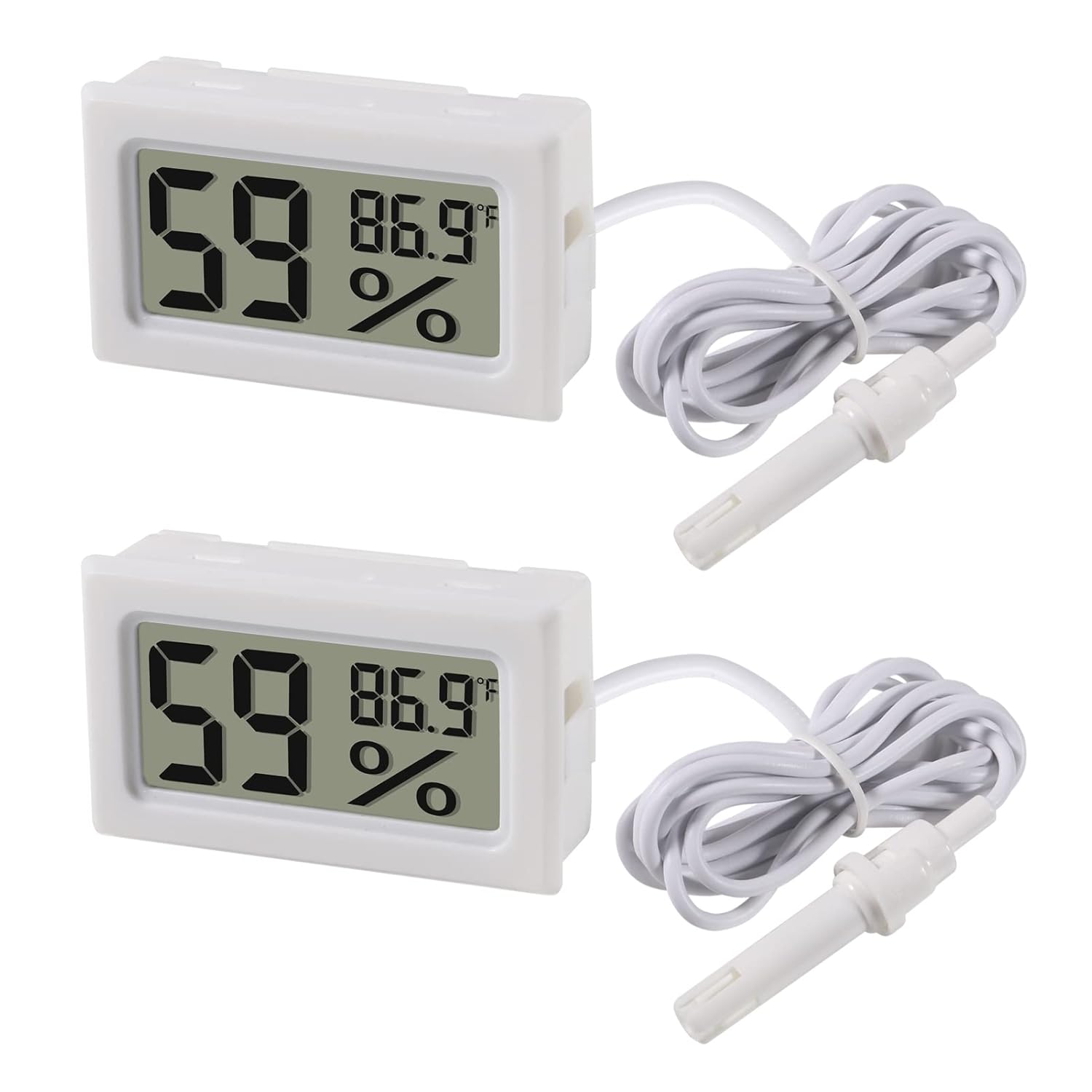 2 pçs mini higrômetro digital  - Digital Hygrometer Probe avaliação e preço