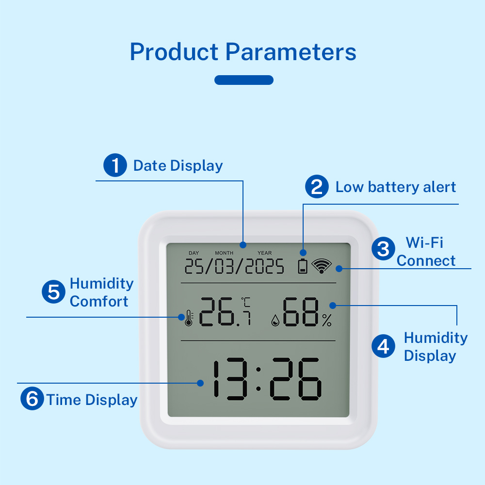 Tuya wifi sensor de umidade te - Digital Hygrometer Probe avaliação e preço