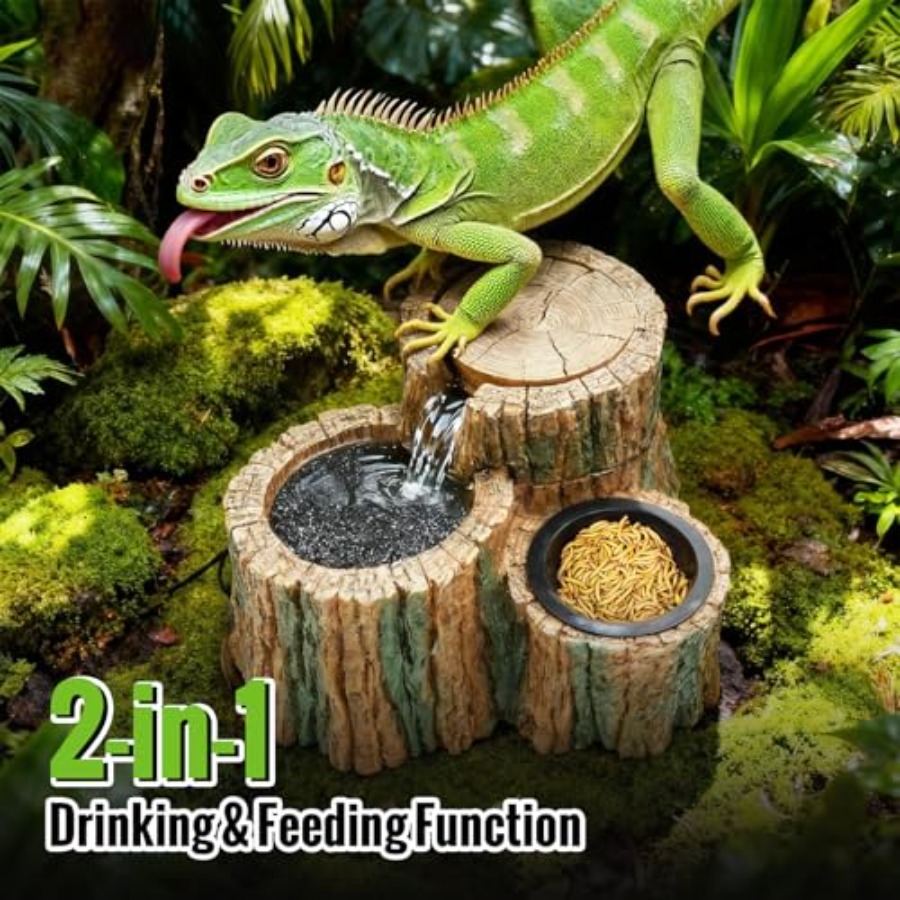 Fonte de Água 2 em 1 para Répt - Water Dish Reptile avaliação e preço